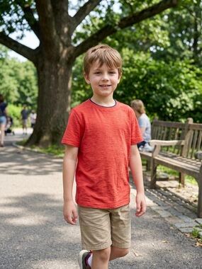 Old Navy Orange-Red Short Sleeve Tee for Kids